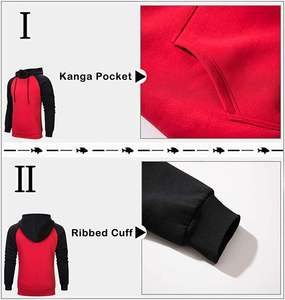 Sudaderas con capucha de lana de algodón pesado Unisex, Sudadera con capucha de gran tamaño con estampado de alta calidad para hombre, ropa de hombre personalizable sólida - Product Image 4