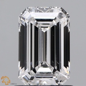 IGI 0,96 CT Emerald Cut Lab Diamonds E VVS2 Clarity Lab creó un par de diamantes CVD sueltos para pendientes de boda regalo de aniversario - Product Image 1