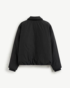 Veste matelassée à manches longues pour homme avec poches, coupe ample, décontractée, unie, 100% nylon, taille personnalisée, automne, routine, Vietnam - Product Image 6