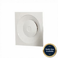 Diffuseur circulaire peint par pulvérisation haute température - Grille de ventilation de plafond personnalisable