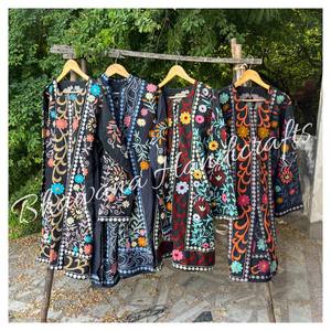 Shop Online Long Indian Coat Handcrafted Kantha Patchwork | Alibaba.com