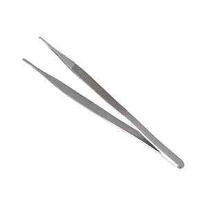 Pince à dissection manuelle de 15cm de qualité supérieure avec instruments chirurgicaux en acier inoxydable à mâchoire dentelée avec plaque signalétique McIndoe - Product Image 1