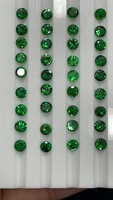 Tsavorite naturel vert grenat rond brillant coupe 100% Top AAA qualité 10 pièces Lot pour Super vente produit en vrac