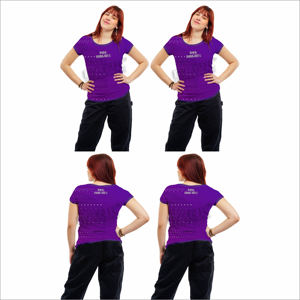 Camisetas de mujer de gran oferta hechas a medida, camisetas de mujer de Material duradero, camisetas de mujer de calidad superior - Product Image 6