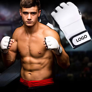 Gants MMA professionnels de haute qualité Logo personnalisé Gants de combat Grappling en cuir en gros Gants de boxe d'arts martiaux en PU - Product Image 6