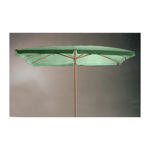 Sombrilla de madera cm. 200x300-6-48 Verde - Product Image 1