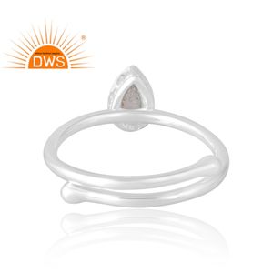 Anillo de piedras preciosas de labradorita Natural de Plata de Ley 925, joyería personalizada para mujer, regalo para ella - Product Image 2