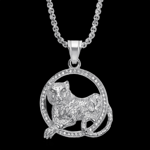 Trendy 925 Sterling <b>Silver</b> Moissanite Iced Out Pendant Hip Hop Diamond Necklace Bling Rapper Jewelry for Men and Women - Product Image 1