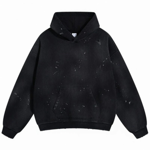 Sweat-shirt à capuche pour homme Index, marron délavé, 100% coton French Terry, coupe ample, avec poche, style décontracté, pour l'automne - Product Image 5