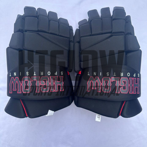 Gants de hockey sur glace HI-GLOW SPORTS INTERNATIONAL 2024 de haute qualité, légers, durables, fermeture à pression, meilleur style, toutes tailles - Product Image 5