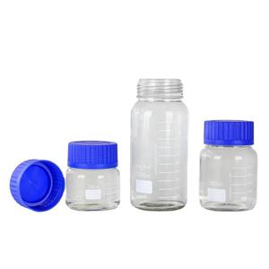 Botellas de Reactivo de Boca Ancha de 250 ml, 500 ml y 1000 ml con Tapa Azul Naranja PP GL80, Precio Económico al por Mayor - Product Image 6