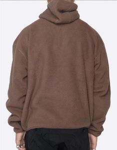 New Coming Stylish Winter <b>Men</b> Casual <b>Sherpa</b> Balaclava Hoodie Plus Size Warm Heavyweight Hoodies - Product Image 3