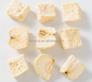 Vente en gros de fruits secs chinois : Cubes de pommes lyophilisées sucrées, complément de flocons d'avoine conservés, emballage en vrac - Product Image 3