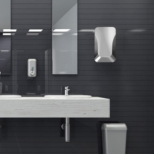 Asciuga mano elettrica in acciaio inossidabile 1000W con sensore IR asciugatura rapida per hotel e ristoranti di facile installazione! - Product Image 3