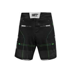 Pantalones Cortos de MMA Blancos de Diseño Personalizado GREEN HILL, Ropa de Poliéster Elástico para Grappling y BJJ para Gimnasio, Sublimados (10504) - Product Image 2