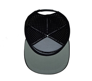 Bordado personalizado 7 paneles corte láser Snapback gorras rendimiento gorra de béisbol Gorras diseño personalizado plano Bill - Product Image 6