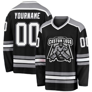 Jersey de hockey sobre hielo por sublimación personalizado de grado profesional-Ligero de secado rápido 100% poliéster para práctica de deportes de equipo - Product Image 2