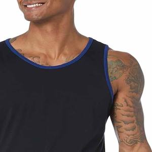 Débardeur en maille à col en V respirant à séchage rapide personnalisé Impression par transfert thermique sur toute la surface Fitness de l'été pour hommes Gym - Product Image 5