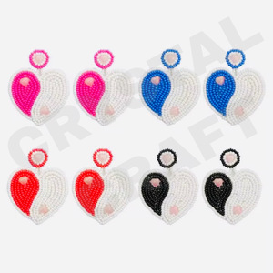 Helloween boucles d'oreilles pendantes nouveauté perles faites à la main transfrontalières or à la mode créatif pour les fêtes Style chrétien - Product Image 2