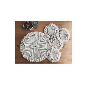 Mantel de mesa decorativo de macramé, superventas, diseño personalizado, almohadillas para mesa de comedor y alfombrilla, exportación desde la India - Product Image 2