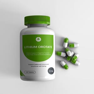 Étiquettes personnalisées, comprimés d'orotate de lithium - Product Image 3