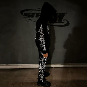 ชุดวิ่งพิมพ์ลายสำหรับทั้งชายและหญิงชุดเสื้อผ้าสำหรับใส่ได้ทั้งดีไซน์โลโก้ออกแบบได้ตามต้องการ - Product Image 5