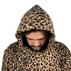 New Trending <b>Drop</b> Shoulder Oversize 500Gsm Pullover Tracksuit Men Jogger <b>Drop</b> Shoulder Hoodie Baggy Sweatpants Tracksuit - Product Image 4