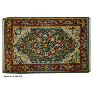 พรมอินเดียทอมือสไตล์โมเดิร์น ขนาด 2'0 x 3'0 - Product Image 1
