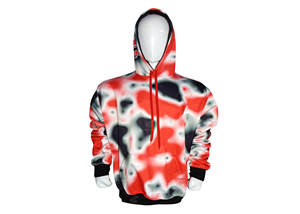 Sudadera con Capucha para Hombre, Estilo Urbano, Tejido de Algodón Combinado, Diseño con Bordado y Apliques, Logotipo Personalizado, Transpirable - Product Image 3