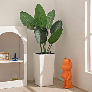 आउटडोर गार्डन शॉपिंग मॉल होटल के उपयोग के लिए आंतरिक सजावटी बड़े प्लांट दीवार पर लगे बोनसाई बड़े गार्डन पॉट प्लांटर्स - Product Image 6