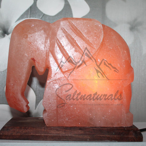 2025 nueva llegada lámpara de elefante de sal del Himalaya hecha a mano regalo único más vendido y decoración del hogar - Product Image 4