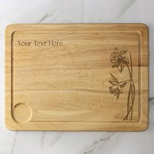 Planche à découper rectangulaire en bois massif prête à être expédiée pour une utilisation en cuisine, fabriquée par des exportateurs - Product Image 3