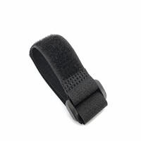 Sangles de fixation réutilisables 1 x 12 pouces à crochets et boucles, attaches multi-usages pour câbles