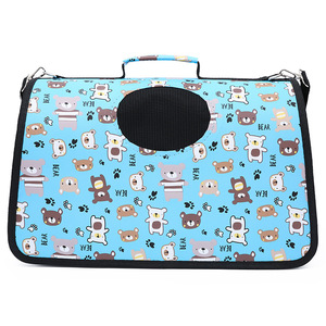 Pakeway <span class=keywords><strong>Pet</strong></span> Dog Du Lịch Tàu Sân Bay Di Động Gấp Tất Cả-Trong Một Oxford Vải Thoáng Khí Straddle Mèo <span class=keywords><strong>Pet</strong></span> Túi Ngoài Trời - Product Image 3