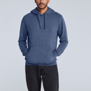 Haute Qualité 220 GSM Coton Épais Blanc Plaine Surdimensionné Hoodies Unisexe Logo Personnalisé Hommes Polaire Boxy Hoodie - Product Image 3