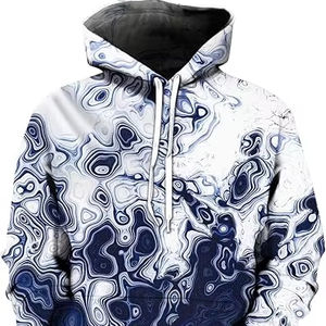 Sudadera con capucha Casual Invierno Sudadera 95% Poliéster Manga larga Sublimación En blanco Estilo de EE. UU. Sudaderas con capucha - Product Image 1