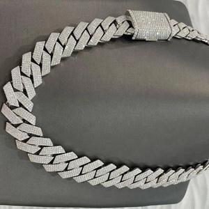 สร้อยคอโซ่ทองแดงคิวบาแบบแฟชั่นความยาวที่กำหนดเองเครื่องประดับเพทายฮิปฮอปส่วนบุคคลสำหรับของขวัญวันครบรอบอินเทรนด์ - Product Image 2