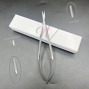 Tijeras de Acero Inoxidable Plateadas con Resorte, Corte Preciso, Tijeras para Cejas y Cabello con Punta Afilada a Precios de Mayoreo - Product Image 2