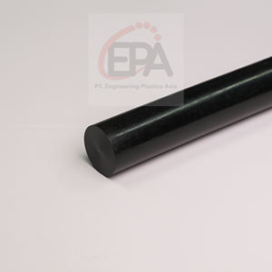 POM BLACK ROD 25mm x 1m Tige POM en plastique d'ingénierie conçue pour la durabilité et la résistance à l'usure par friction et aux chocs - Product Image 3