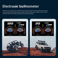 Auto Electronics F11 Auto-Gadgets Head-up-Display Tachometer HUD mit Obd Temp und Takt funktion LCD-Bildschirm Auto Meter
