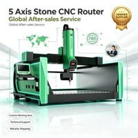 Máquina de Grabado en Piedra de 5 Ejes Económica, Router CNC para Procesamiento de Mármol y Granito