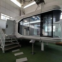 Maisons d'hôtel préfabriquées chinoises modernes, écologiques, mobiles modernes et intelligentes, Etong modulaires Space Pods, familiales