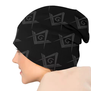 Gorro Masónico NEGRO con LOGOTIPO de Caballero Templario DE Símbolo Bordado Ronpex - Product Image 5