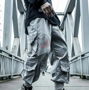 ขายส่งบุรุษไนลอนยุทธวิธีกางเกงหลวมขนาดใหญ่Breathableกลางแจ้งหลายกระเป๋าล่าสัตว์Joggerกางเกงสบายๆสําหรับชาย - Product Image 4