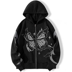 Sudaderas con Capucha Térmicas Gruesas con Gráficos Personalizados, 100% Algodón, Felpa Francesa, Impresión en Espuma, Transpirables, Unisex para Invierno - Product Image 4