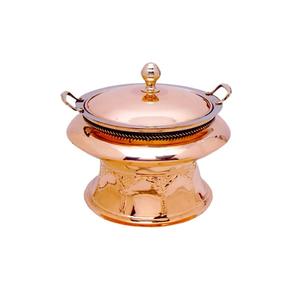 Solid Copper Chafing Dish for Wedding Banquet Catering Equipment Hotels & Party Supplies Handmade <b>Food</b> <b>Warmers</b> - Product Image 1