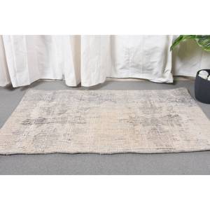 Tapis turc vintage beige moderne 160x330 pieds classique 10mm d'épaisseur laine latex rectangulaire patchwork pour chambre à coucher salon adolescent - Product Image 4