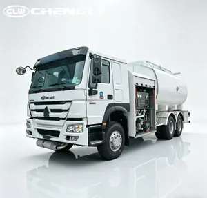 รถบรรทุกเติมน้ำมันเชื้อเพลิง HOWO 20000 ลิตร 6x4 สำหรับเติมน้ำมันเครื่องบินในสนามบิน - Product Image 1