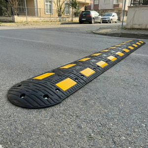 Recycled Rubber 8-meter <b>Roadway</b> <b>Safety</b> Speed Breaker Set with PVC Cover-ECO - Product Image 4