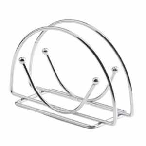 Stylish Tableware Napkin <b>Stand</b> Metal Napkin Holder Silver Color Tissue <b>Stand</b> for Home & Office <b>Desktop</b> Organizer - Product Image 3